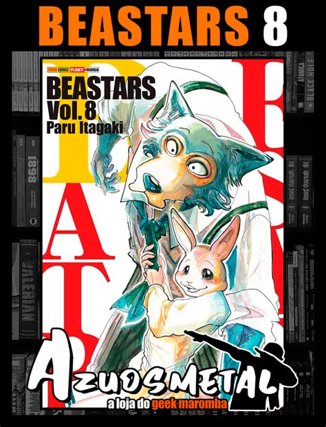 Beastars Vol 8 Mangá Panini Azuosmetal