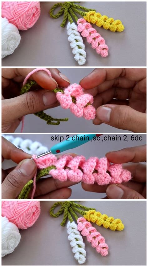 Ilove Crochet Crochet Flower Tutorial Crochet Flowers Crochet Rose