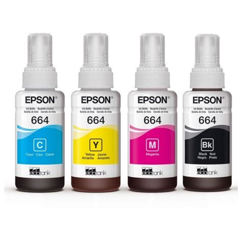 Epson T Set Completo De Botellas De Tinta Color Y Negro Ml C U