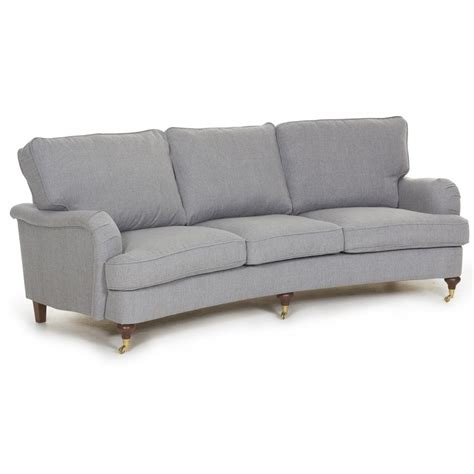 Howard Watford Deluxe Sitzer Curved Sofa Grau Fleckentferner F R