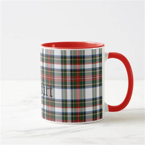 Custom Traditional Stewart Tartan Plaid Mug Zazzle In 2021