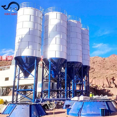 Sdcad Customized Bolted Cement Powder Storage Sand Vertical Cement