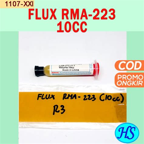 Jual Flux Pasta 10cc RMA 223 Rosin Songka Suntik Timah Solder Shopee