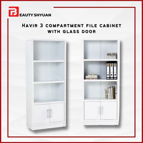 Classic 6 Feet Glass Display Cabinet Glass Cabinet Display Rack File Cabinet Filing Cabinet