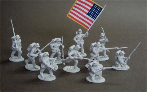 Spencer Smith March Out 42mm American Civil War Miniatures Ontabletop