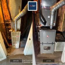 Rheem Gas Furnace And Air Conditioner Installation