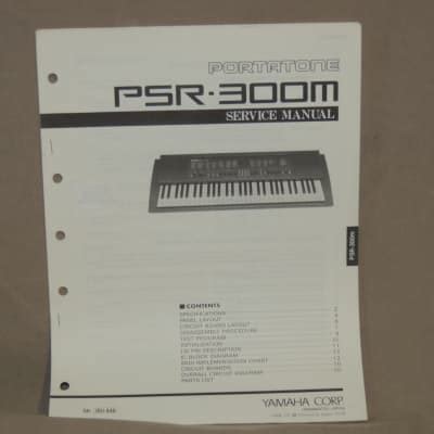 Yamaha PSR-300 | Sound Programming