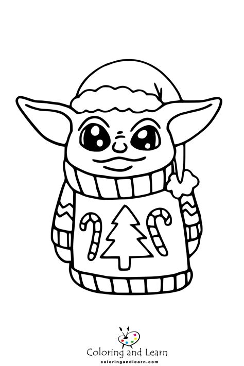 Baby Yoda Coloring Pages Free Coloring And Learn