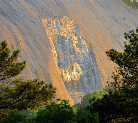 Stone Mountain carving Photograph by David Lee Thompson - Fine Art America