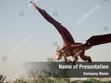 Render Of The Flying Powerpoint Template Powerpoint Template Render