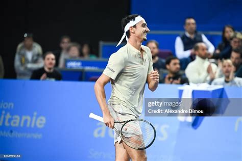 Lorenzo SONEGO of Italia during the Open du Sud de France - ATP 250... News Photo - Getty Images