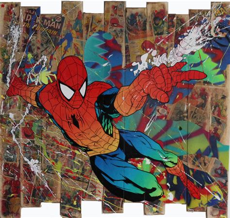 Spiderman Par Maxime Andriot 2018 Peinture Artsper