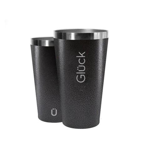 Copo T Rmico Gluck Sleek Hammer Black Em A O Inox Ml Gl Ck Copos