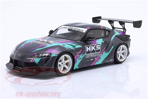 Gt Spirit 1 18 Toyota Gr Supra Hks Presentation Car 2019 Grau Dekor Gt407 Modellauto Gt407