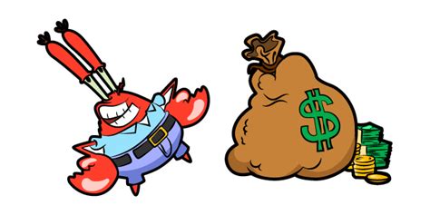 Mr Krabs Money Png Clipart