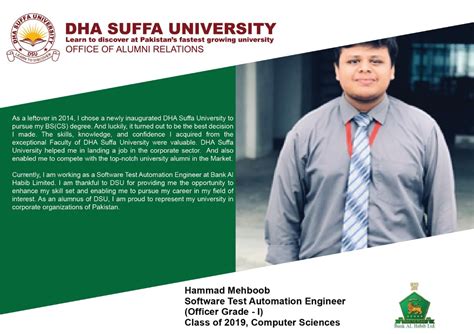 Alumni Testimonials Dha Suffa University