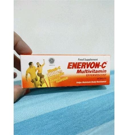 Jual Enervon C Effervescent Tube Tablet Murah Shopee Indonesia