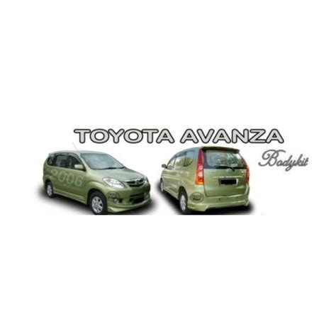 Jual Bodykit Toyota Avanza Model Vvt I Bodikit Bodikit Avanza Bodykit