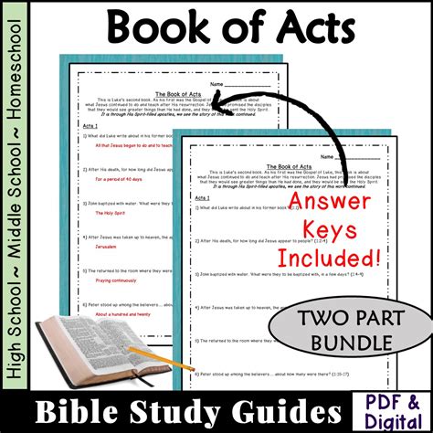 Book Of Acts Bible Study Questions Part Made By Teachers