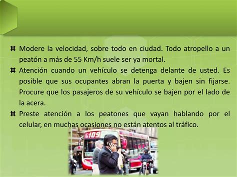 Reglas Para Evitar El Atropello De Peatones PPT