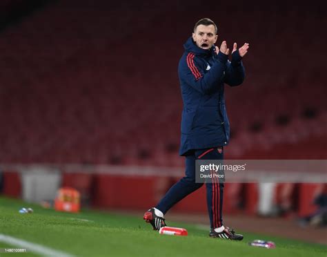 Jack Wilshere The Arsenal U18 Head Coach During The Fa Youth Cup Semi