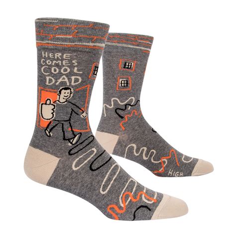 Mens Crew Socks Here Comes Cool Dad Artist And Craftsman Supply