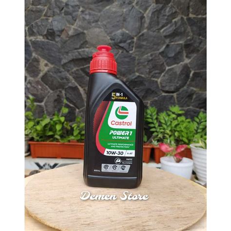 Jual Oli Mesin Castrol Power 1 Ultimate API SN JASO MB 10W 40 800 Ml