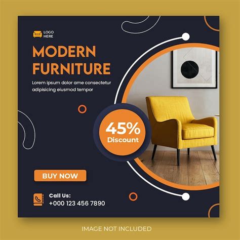 Premium Psd Furniture Sale Social Media And Instagram Post Template