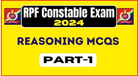 Rpf Constable Important Reasoning Mcqs Part