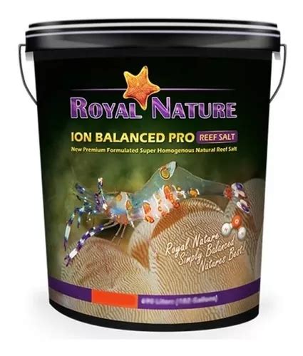 Royal Nature Sal Ion Balanced Kg Aqu Rio Marinho Balde