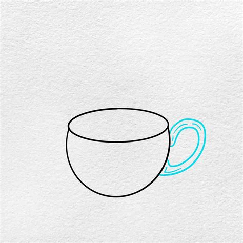 how to draw teacup
