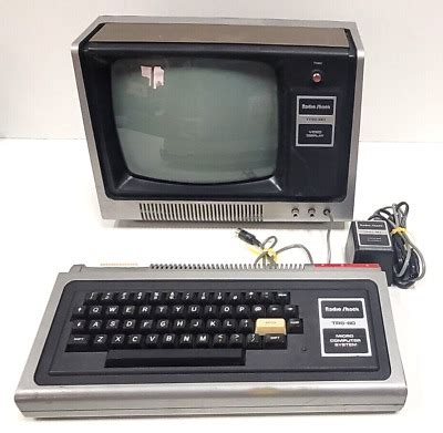 Vintage Tandy TRS 80 Micro Computer System Model 1 With Monitor EBay