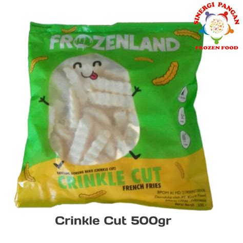 Jual French Fries Crinkle Gr Frozenland Kentang Goreng Shopee