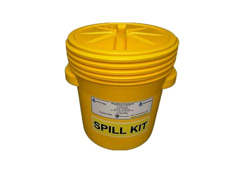 Marine Spill Kit In 20 Gallon Overpack Spilltration® Absorbent Products