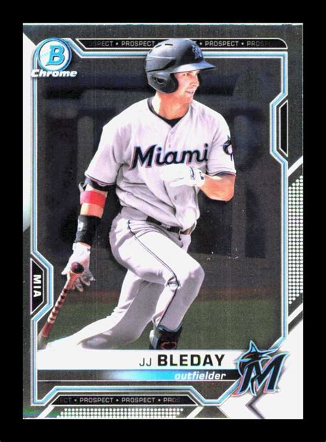 Bowman Chrome Jj Bleday Bcp Rookie Rc Miami Marlins Ebay