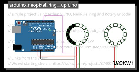 Arduino Neopixel Ring Upir Copy 2 Wokwi ESP32 STM32 Arduino