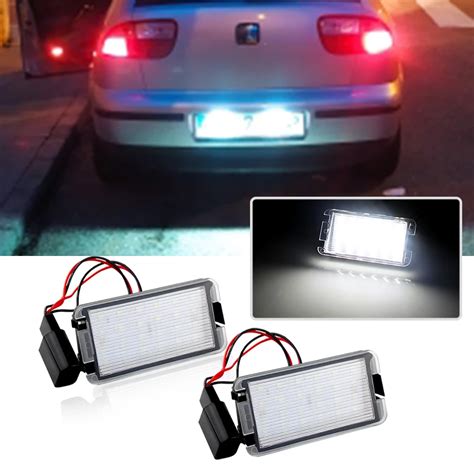 L Mparas Led Para Matr Cula Focos De Luz Para Seat Ibiza L Ab Arosa