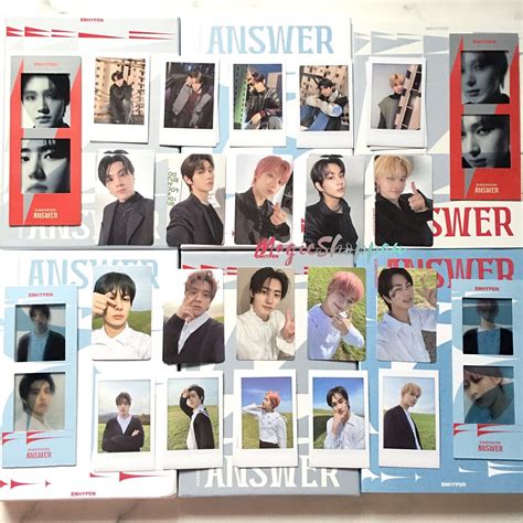 Official Enhypen Dimension Answer Album And Pob Photocards Etsy In