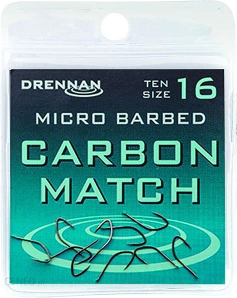 Drennan Haczyki Carbon Match No 14 10szt ICCMHSCMTM014 Ceny I