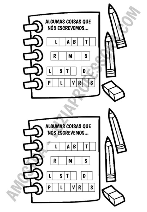 Atividades de retorno do recesso escolar na alfabetização revisão