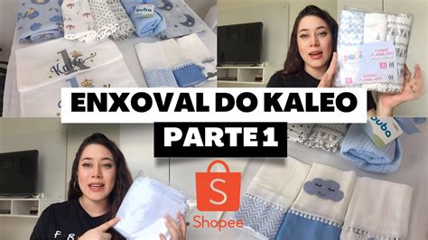 Comprinhas de Enxoval do bebê Completo pela Shopee Parte 1 Valeu