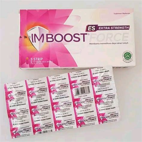 Jual Imboost Force Extra Strength Per Strip Imboost Force Extra