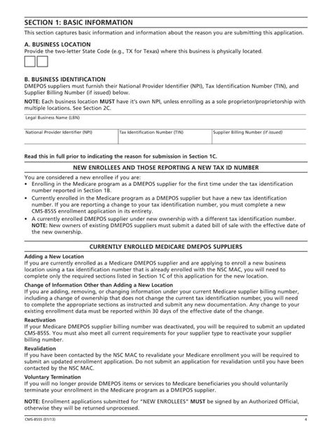 Form Cms 855s ≡ Fill Out Printable Pdf Forms Online