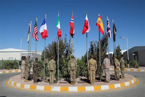 dvids images coalition forces flag raising ceremony image