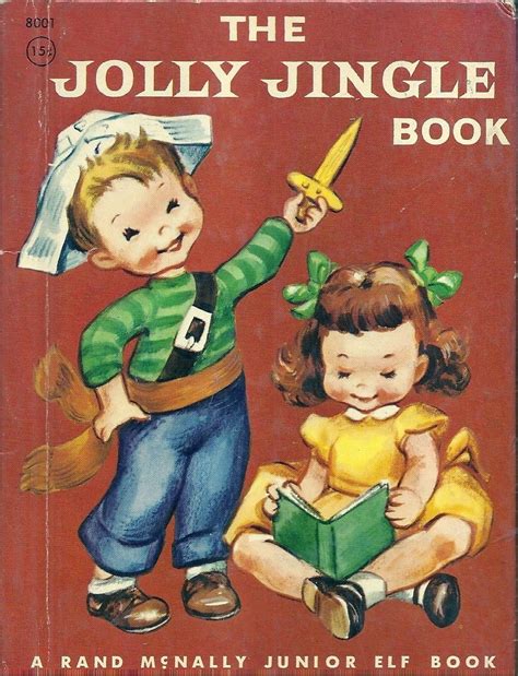 Vintage 1950s Childrens Junior Elf Bookthe Jolly Jingle Book