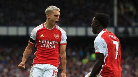 Leandro Trossard Hands Arsenal Away Victory At Everton