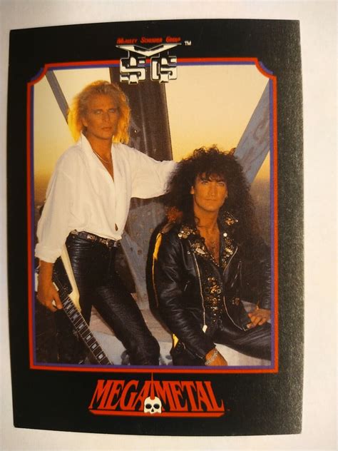 1991 Impel MEGA METAL Rock Trading Card 93 MSG Robin McAuley NEW