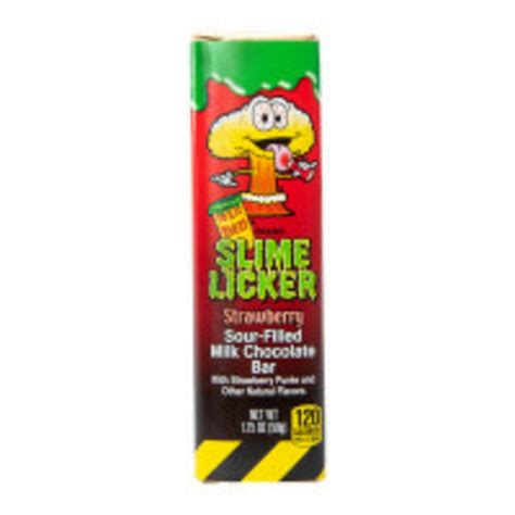 Toxic Waste Strawberry Slime Licker Sour Filled Milk Chocolate Bar 1