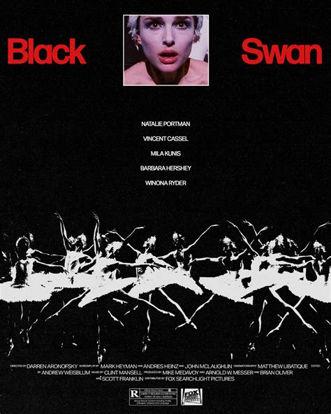 Black Swan Alternative Poster Poster By Faisal X