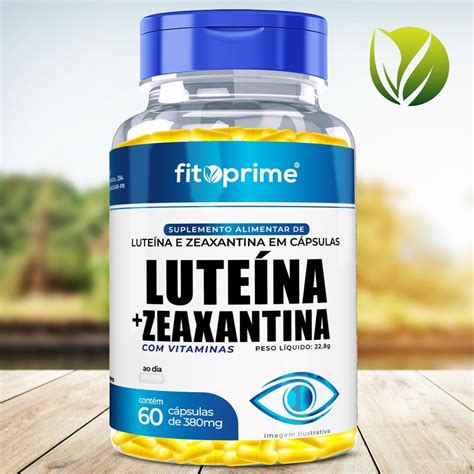 3 Luteína 20mg Zeaxantina 3mg Vitaminas A C E Zinco 60cps Mercado Livre